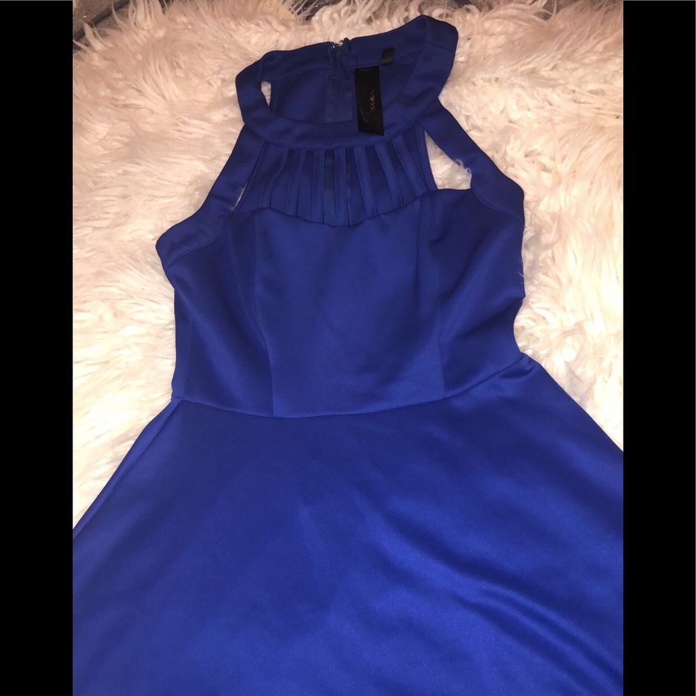 Royal blue dress